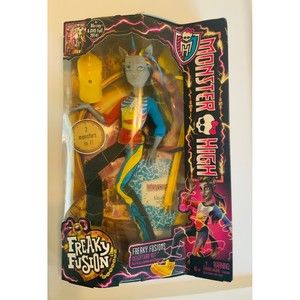Monster High FREAKY FUSION Doll NEIGHTHAN ROT Hybrid Unicorn Zombie Boy  2013